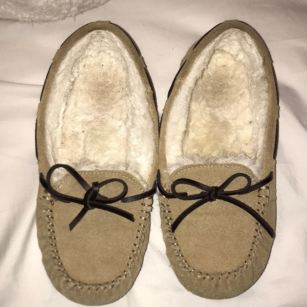 brown slippers